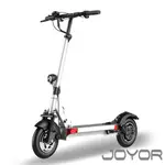 【JOYOR】EY-09 48V鋰電 定速500W電機10吋大輪徑 碟煞電動滑板車(續航力80KM)