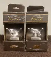 Pair Of MOEN Atwood Collection Double Robe Hook in Pewter DN2703P