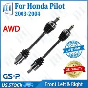 OE Front Pair CV Axle Shaft For 2003-04 Honda Pilot 01 02 Acura MDX V6 3.5L AWD (for: Honda)