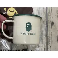 在飛比找蝦皮購物優惠-全新 現貨 Bape x GSI ENAMEL MUG 露營