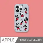 【犀牛盾】IPHONE SE3/8/7 SOLIDSUIT防摔背蓋手機殼｜迪士尼-米奇系列-STICKER-米奇的常態(多色可選)