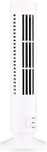 Binxind New USB Tower Fan Bladeless Fan Tower Electric Fan Mini Vertical Air Conditioner, Bladeless Standing Fan White
