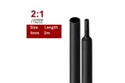 2m Polyolefin Shrink Tube 1/24" (1mm) 2:1 Ratio Heat Shrink Tubing Sleeving Wrap Shrinking