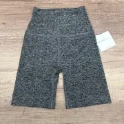 Beyond Yoga Biker Shorts Womens Size S Black Spacedye 7" High Waisted NWT