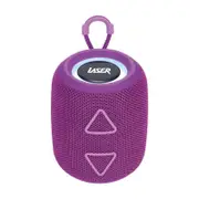 Laser Mini Bluetooth Speaker Fabric Portable (Purple)