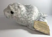 Destination Nation Grey HARBOR SEAL Aurora 11" Stuffed Plush New with Tags