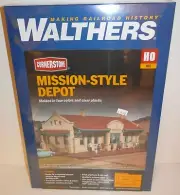 Walthers Cornerstone HO Scale Mission-Style Depot #933-2920 NIB