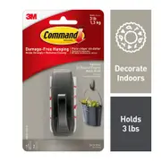 Command 1.3kg Black Metal Hooks