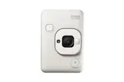 Fujifilm Instax Mini LiPlay 2-in-1 Hybrid Instant Camera and Smartphone Printer 2024 (Misty White)