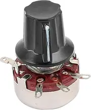 Split (Control electrical) Knurled Shaft 4 Terminals Single Linear Rotary Taper Potentiometer 2W (47ry386qf399) 68K ohm
