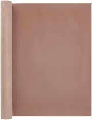 WEBEEDY PU Leather Book Canvas 140 x 40 cm Book Cover Bookbinding Cloth Leather Sheet Repair Fabric for DIY Crafts Bookbinding Making Accessories (Khaki Colour)