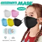 50PCS Mask Face Filter Children'KF94 Masks Mouth 4-Layer TA Comfortable Korea Co