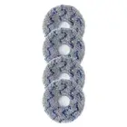 Set of 4 cleaning cloth pads for Ecovacs for Deebot X1 TURBO OMNI vacuum cleaner