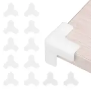 Corner Protectors 12Pcs Table Corner Protectors(T-shaped, White)
