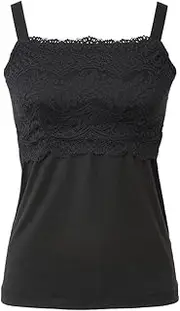 Kaya Beauty Laboratory(カヤビューティラボ) Kaya Beauty Lab Madeleine Cup Cotton Blend Bra Cami 24 Women's Wire-Free Contour Bra Cami, Black, 4L