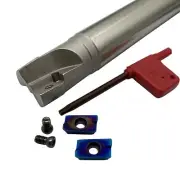 BAP400R C24-25-200 Indexable End Mill CNC Milling Cutter Holder + 10Pcs APMT1604