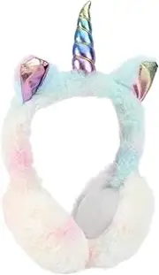 [WOFASHPURET] Earmuffs Headbands Mens Ear Fluffy Hat Unicorn Cosplay Hat Ear Warmer Horn Headband Ear Muffs Winter Men Unicorn Ears Unicorn Hat Cap Plush Keep Warm Women's