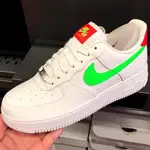 NIKE WMNS AIR FORCE 1 LOW 空軍一號 百搭荔枝皮運動板鞋「白橘紅綠勾」CT4328-100