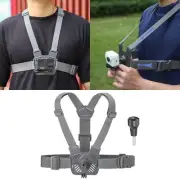 Action Camera Chest Strap Holder Band For DJI Pocket 3 / Insta360 One R / X/GO 3