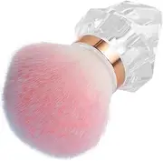 Beavorty Large Loose Powder Brush for Makeup and Nails Soft Durable Bristles for Even Application Travel Friendly Design in Pink for Daily Use Go Touch Ups