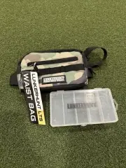 Lunkerhunt Camo Waist Fishing Bag - Fanny Pack With Lure Tackle Box - NEW!