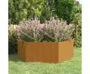Rustic Weathering Corten Steel Planter Large Garden Patio Flower Bed Decoration