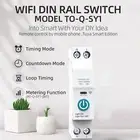 Tuya With Metering WiFi Smart Circuit Breaker Switch DIN Rail Smart Home 10-32A