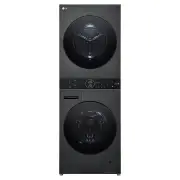 LG 12/9kg WashTower All-In-One Stacked Washer Dryer in Black. WWT-1209B