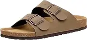 [CUSHIONAIRE] Men's Lane Cork footbed Sandal with +Comfort