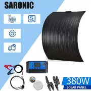 380W Watt Flexible Solar Panel Kit 12V Mono Home Boat Caravan Camping Charging