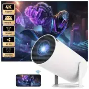 4K Android 11 Projector AU Plug 7000 Lumen Portable WiFi BT 5.0
