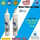 2 X Fisher Paykel Replacement Fridge Water Filter 847200