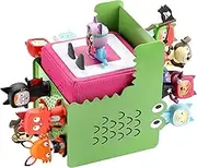 Crocodile Shape Shelves for Tonie Shelves, Tonies Storage Rack with 30-40 Pieces Self-Adhesive Metal Shelves for Creative Tonie Boxes, Magnetic Shelves for Tonie Figures, Characters, Kids Shelf