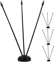 UPKOCH 4pcs Desktop Flagpole with Base Durable Flag Pole Holder for Indoor Displays Lightweight and Portable Design for Events Unmatched Stability for Windy Conditions