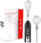 Electric Hand Mixer Whisk| Wireless Rechargeable Handheld Egg Beater with 2