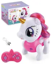 Unicorn Robot Toys for Girls and Boys Rechargeable Voice and Remote Control U...