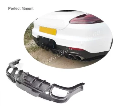 Porsche Panamera 970 Carbon Fiber Rear Bumper Diffuser 2014 2015 2016