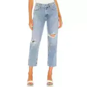 Citizens of Humanity Marlee Relaxed Taper Moondust Light Wash Distressed