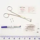 Septum Clamp 14g Piercing 2pcs Barbell Lip Navel Cheek Brow Jewelry Kit