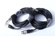 2PCS XLR Female to 1/4 Inch (6.35mm) TRS Cable