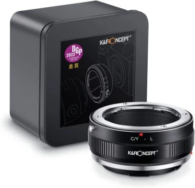 K&F Concept Manual Lens Adapter for Contax/Yashica C/Y Lens to L Mount Cameras