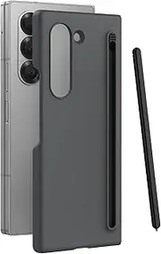 case Galaxy Z Fold 6 case with S Pen Fold Edition【S Pen + Case】 Compatible with Samsung Galaxy Z Fold6 Slim S Pen Phone Cover Shell replacement (black)