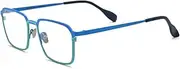 [FONEX] Colorful Pure Titanium Glasses Frame Men Retro Square Eyeglasses Women Vintage Optical Eyewear