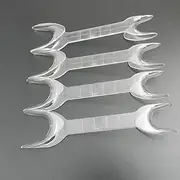 Dentojoy Double Ended Mouth Opener for Teeth Whitening Surgical Retractor/Dental Double Sided, Small/Pedo Cheek Retractor in Clear Color (4)