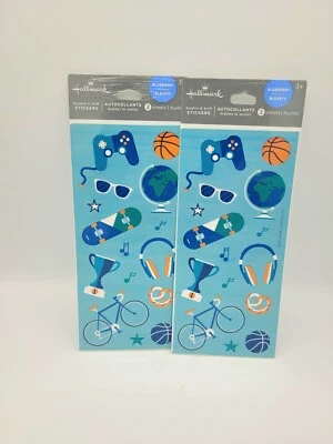 Hallmark Gamer Boys Scratch And Sniff stickers Collection 4 sheets Party Favors