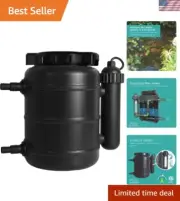 Complete Pond Filter UV Clarifier 1200 Gallon Black Water Cleaner Fish Care