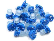 uxcell 20Pcs T4.2 Blue LED Dashboard Panel Gauge Light Lamp Bulb for Car Interior
