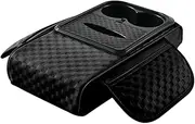Leather Car Armrest Cover Cushion, Car Central Armrest Box, Multifunctional Armrest Box Organizer, Multifunctional Tissue Box Car Protective Cover, Water Cup Holder Storage Box Side Storage