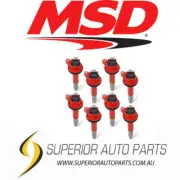 MSD Ignition Coil - Blaster - Ford Shelby GT350/500 5.2L V8-Red-8Pack 824528