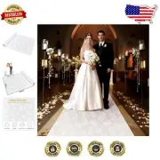 Charming Rose Pattern Aisle Runner 3 x 100 Feet - Ideal for Weddings and More